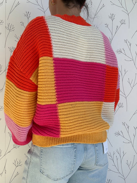 Colbi Color Block Sweater