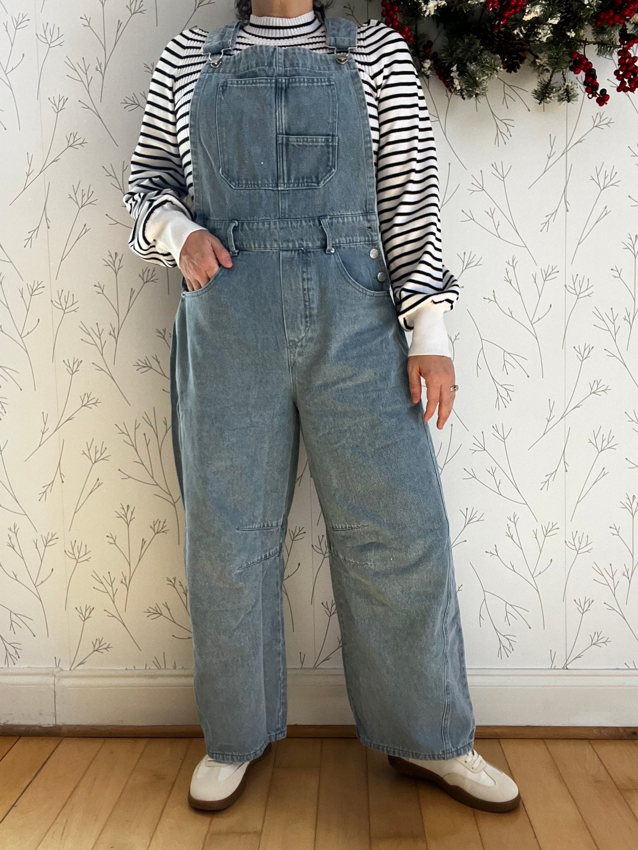 Bailey Barrel Leg Overalls