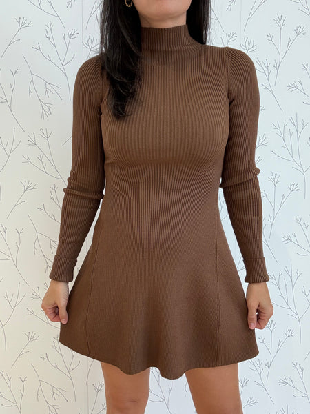 Mila Mock Neck Sweater Dress