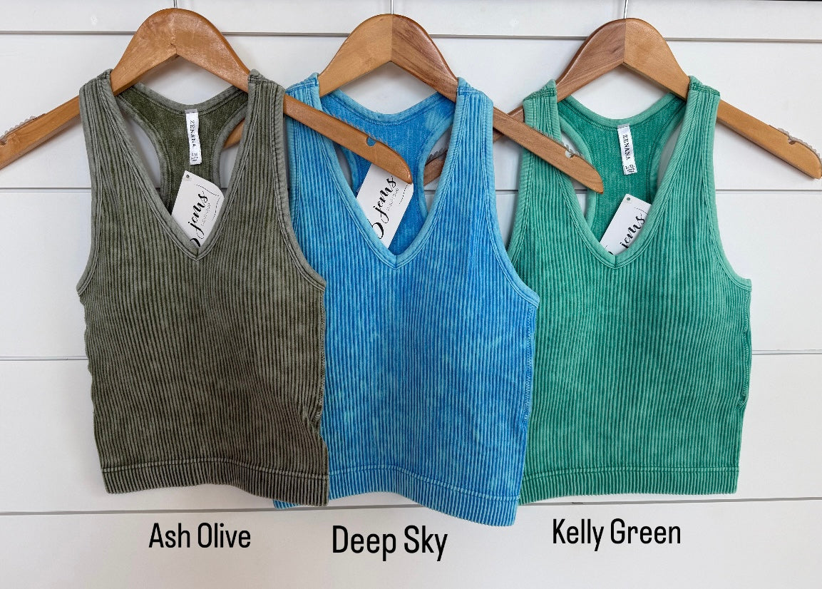 Ally V-Neck Padded Tank