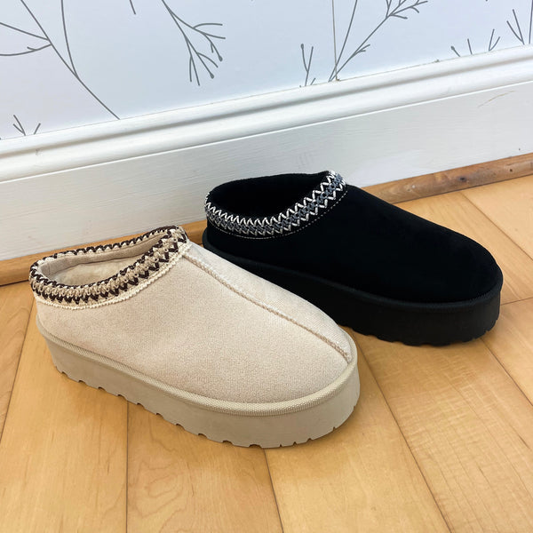 Ugg Style Platform Slipper