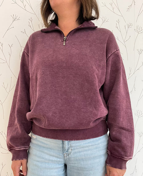 Cozy Carly Half Zip Pullover