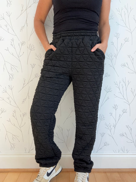 Triangle Quilted Joggers