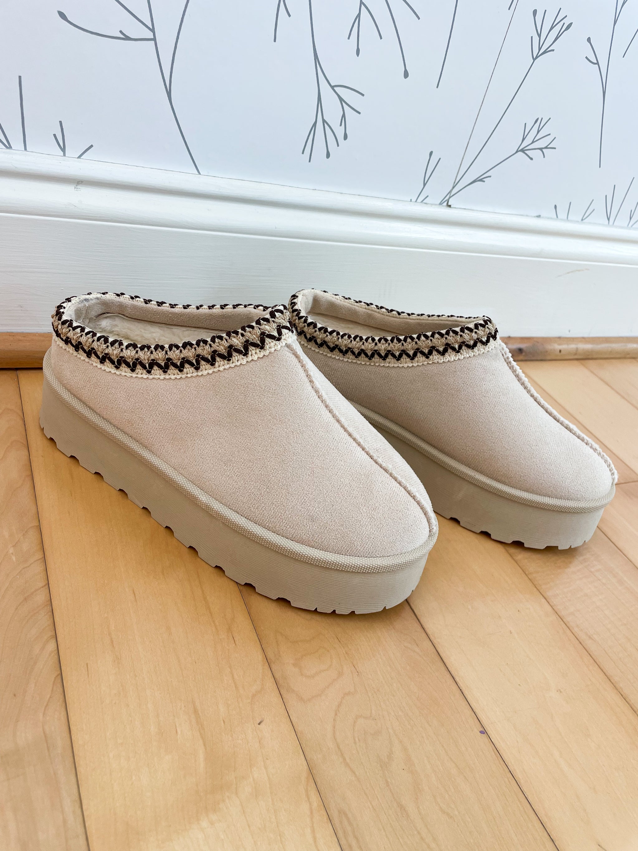 Ugg Style Platform Slipper