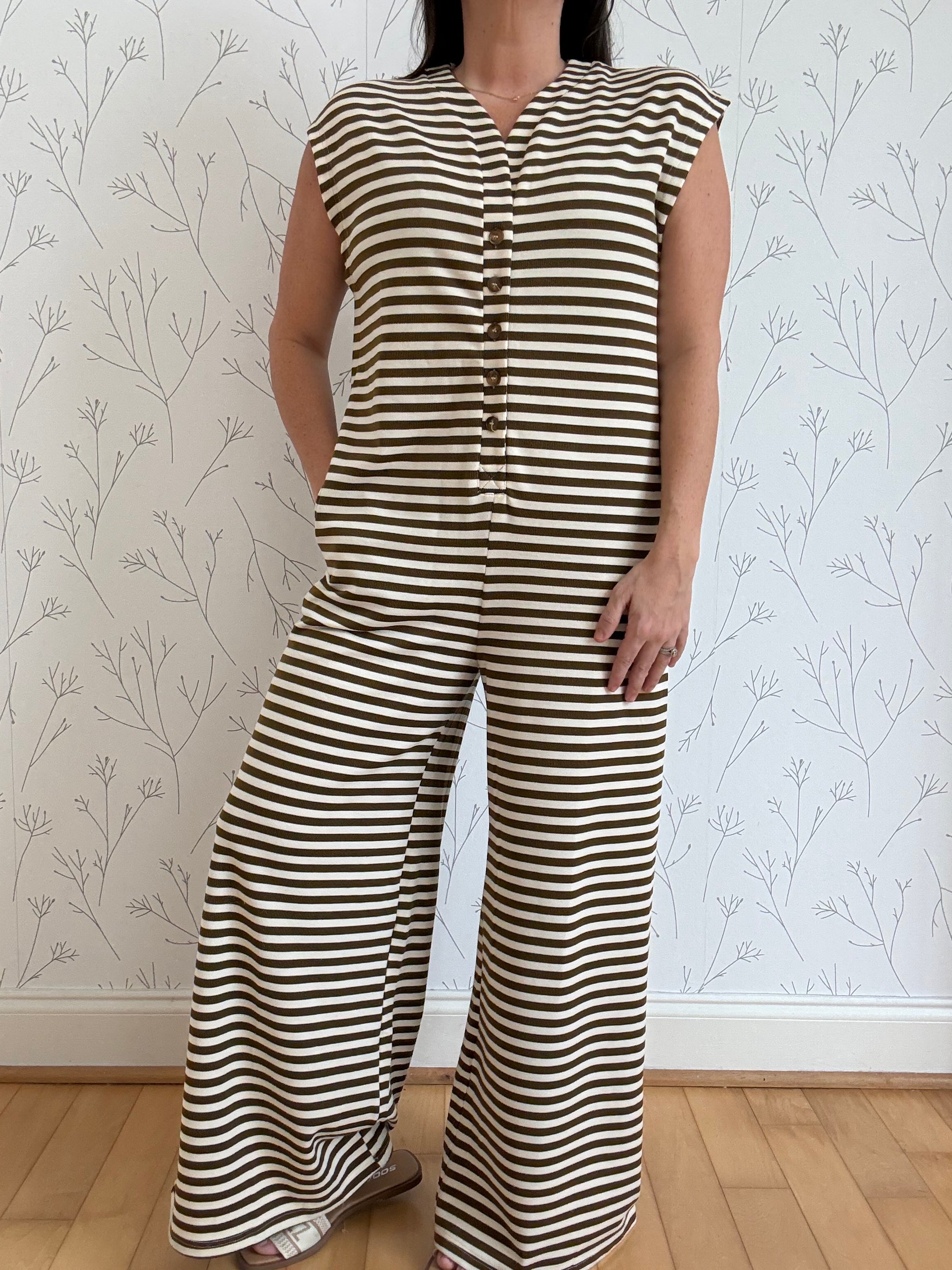 Stripes & Ease Jumpsuit