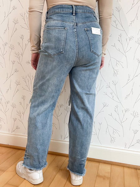 Sandy Slim Straight Jeans - Plus