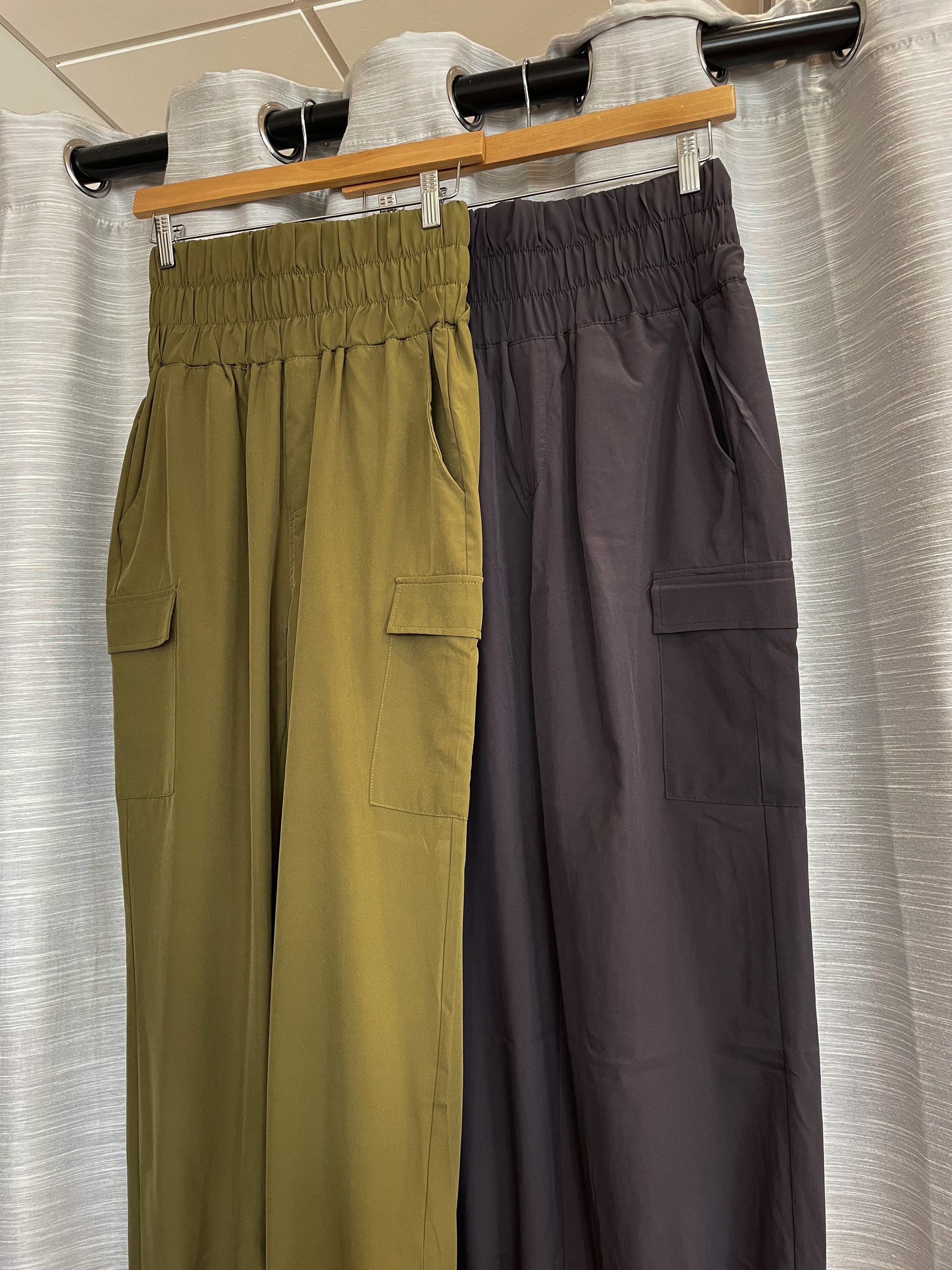 High Waisted Paperbag Jogger Cargo Pants