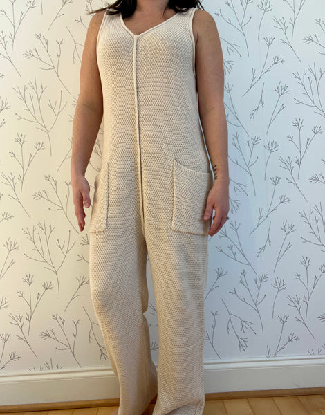 Knitted Sleeveless Jumpsuit