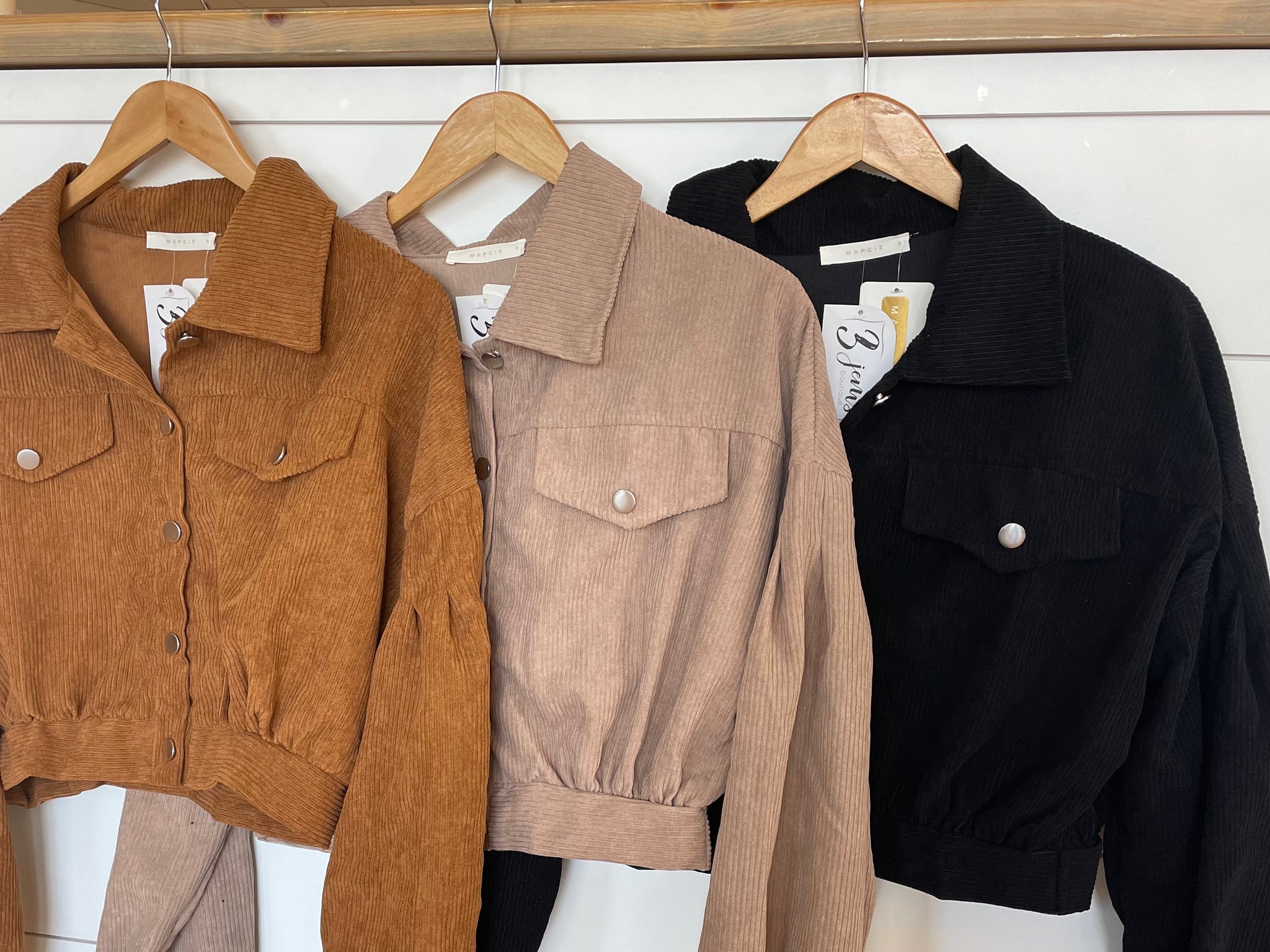 Corduroy Crop Shacket