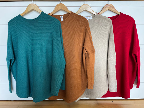 Ribbed Pullover Sweater