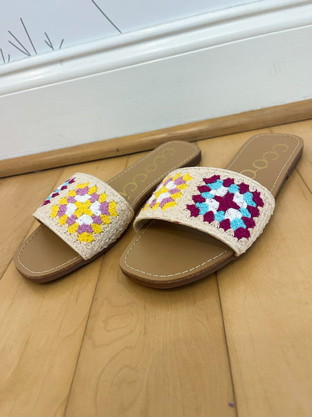 Crochet Patchwork Sandal