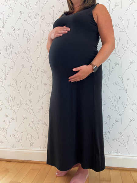 Sleeveless Scoop Neck Maxi