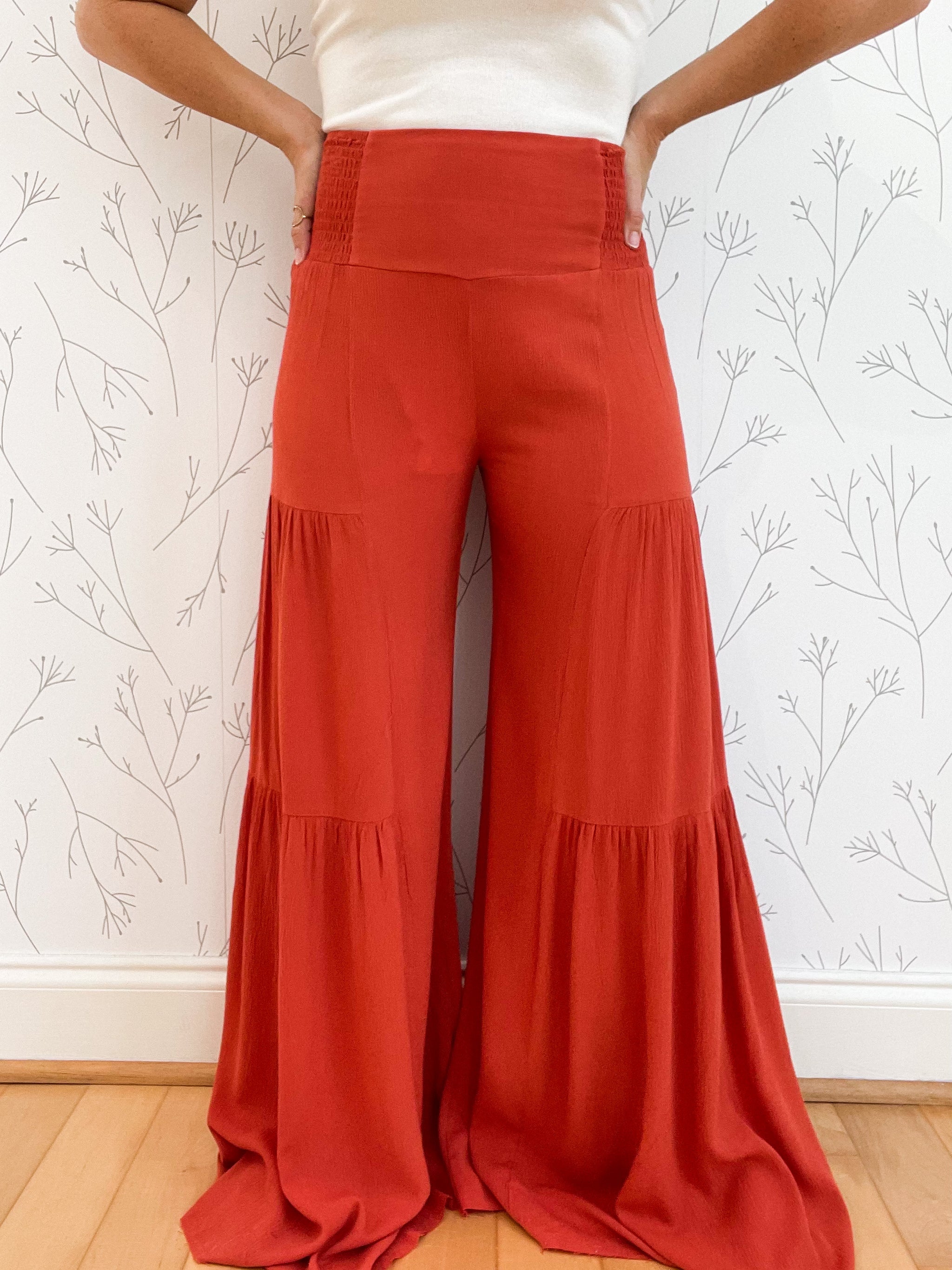 Relaxed Flare Pants