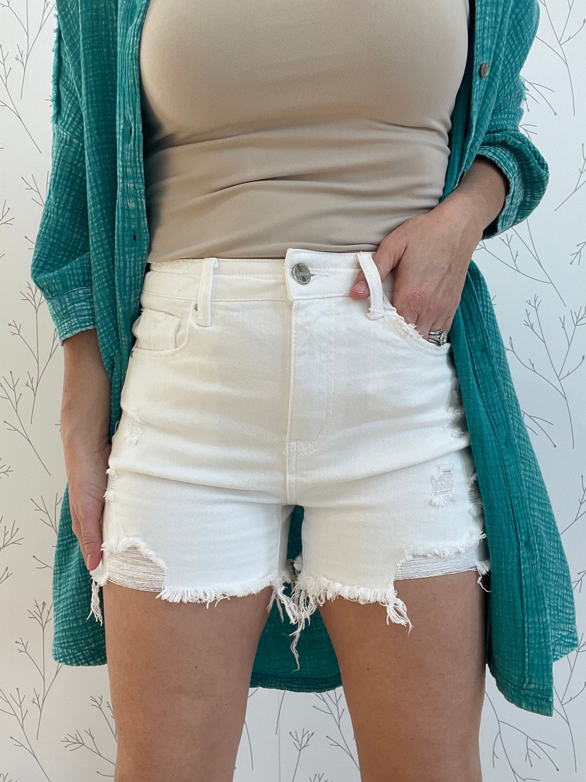 Piper Distressed Shorts