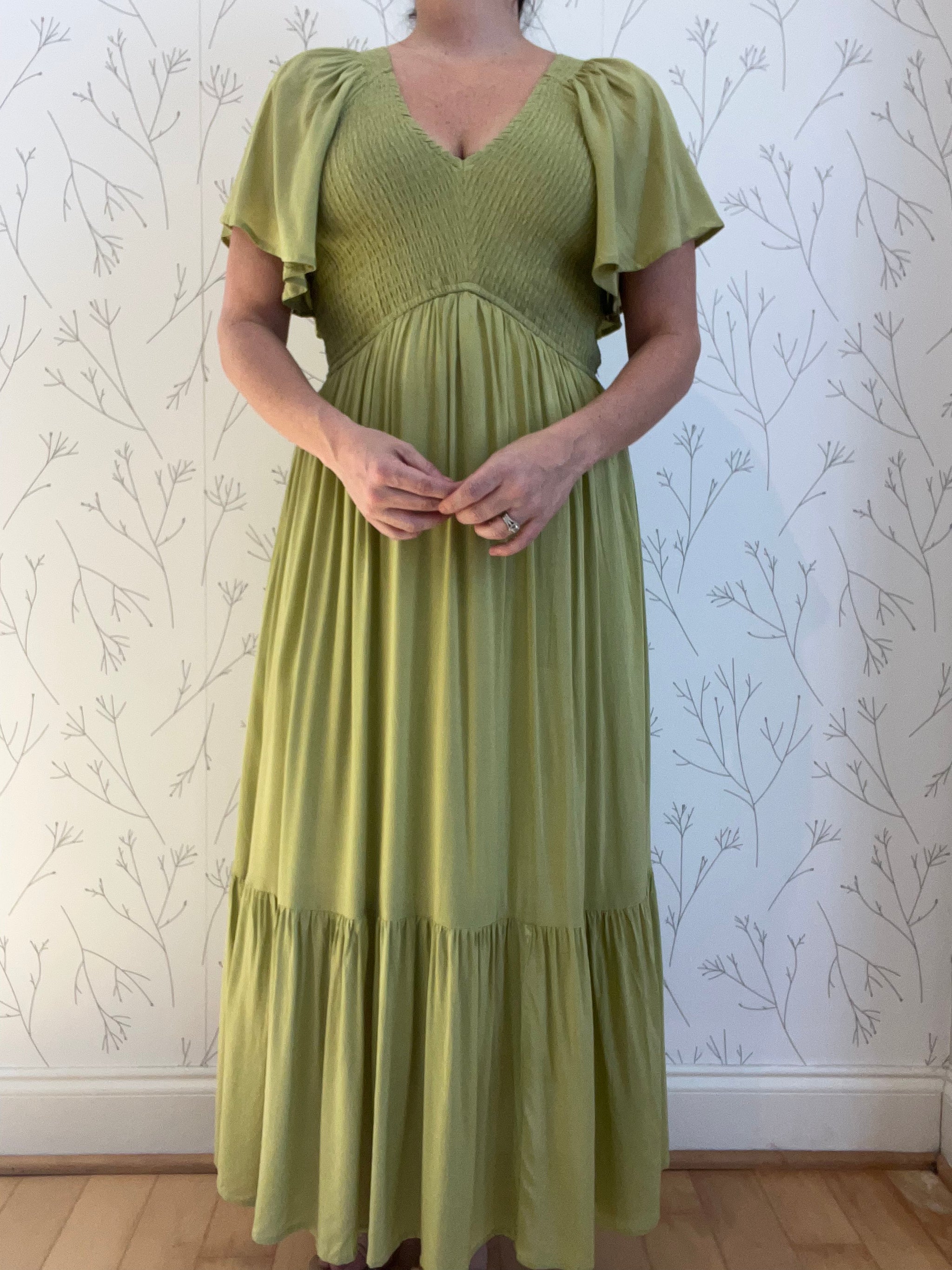 Pippa Smocked Midi Dress