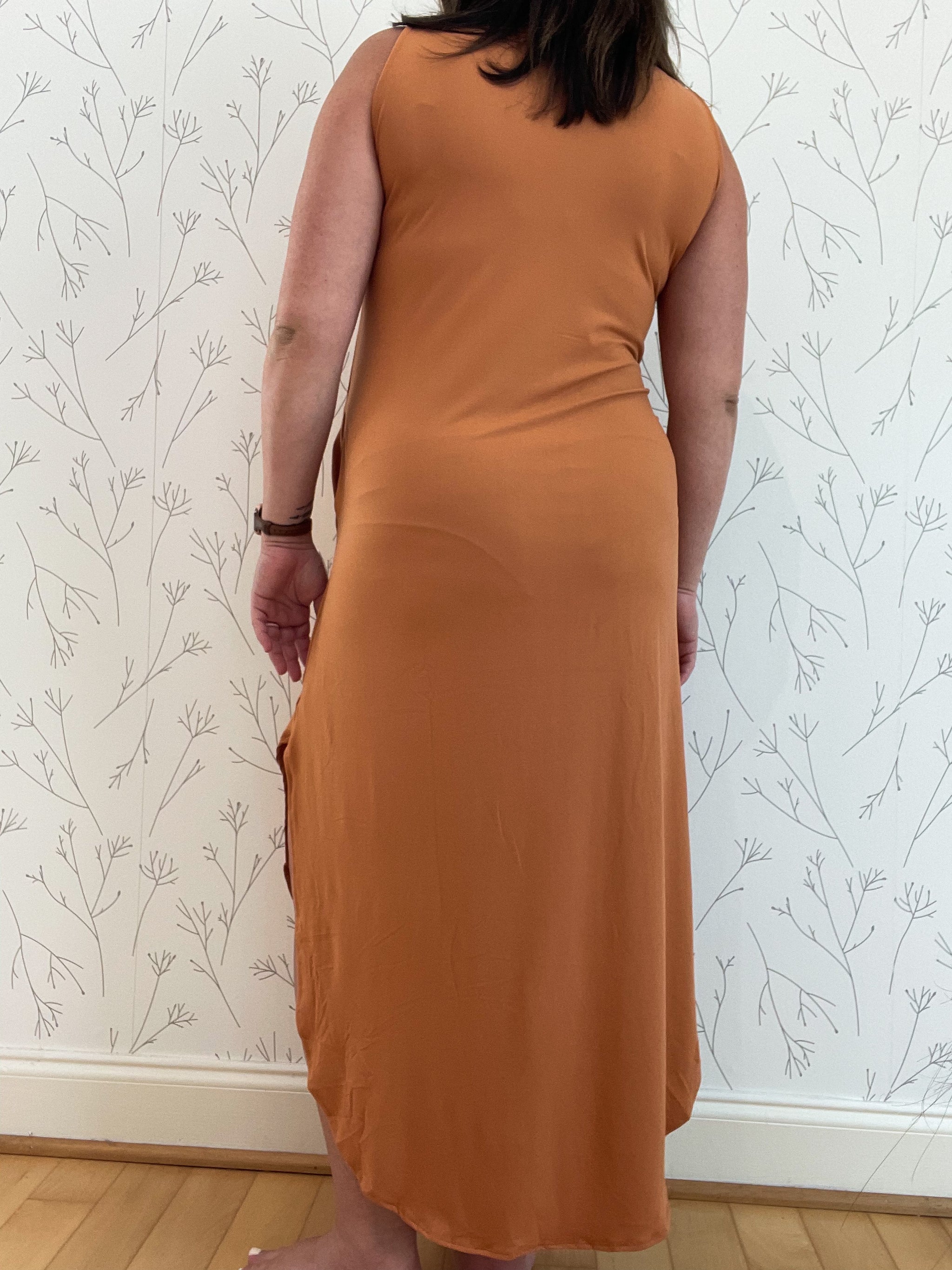 Oversized Maxi Dress w/ Side Slit - Including Plus