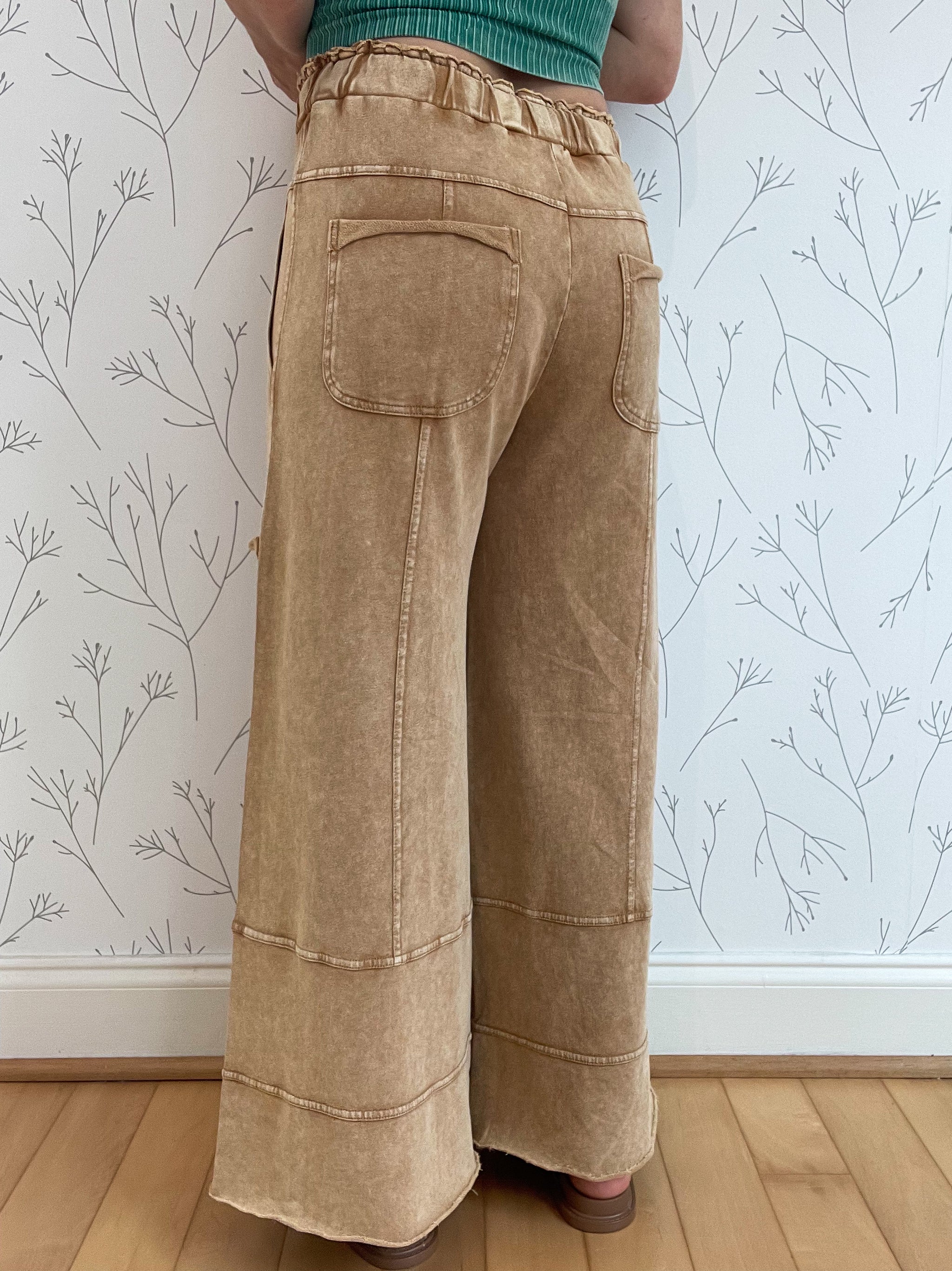 Mandy Mineral Wash Pants - Including Plus