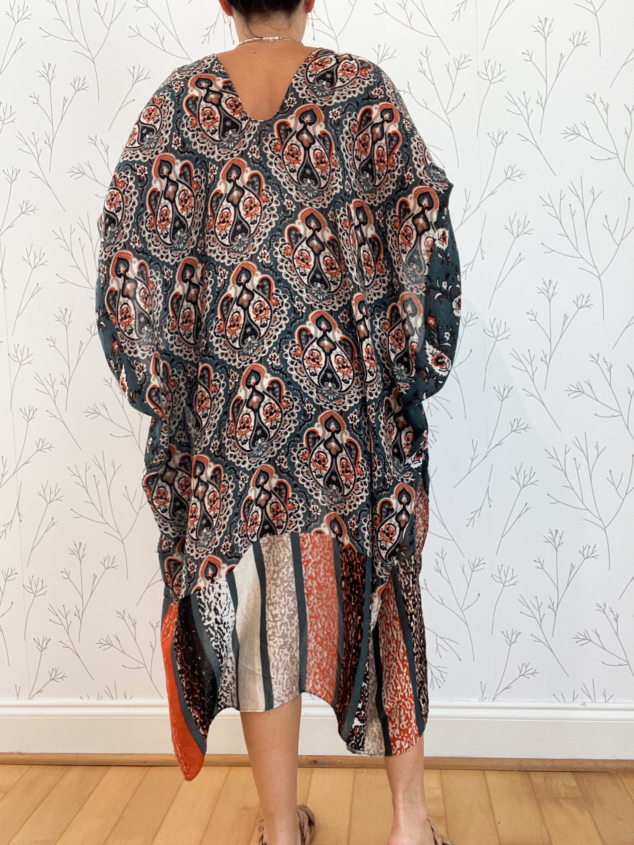 Vintage Paisley Kimono