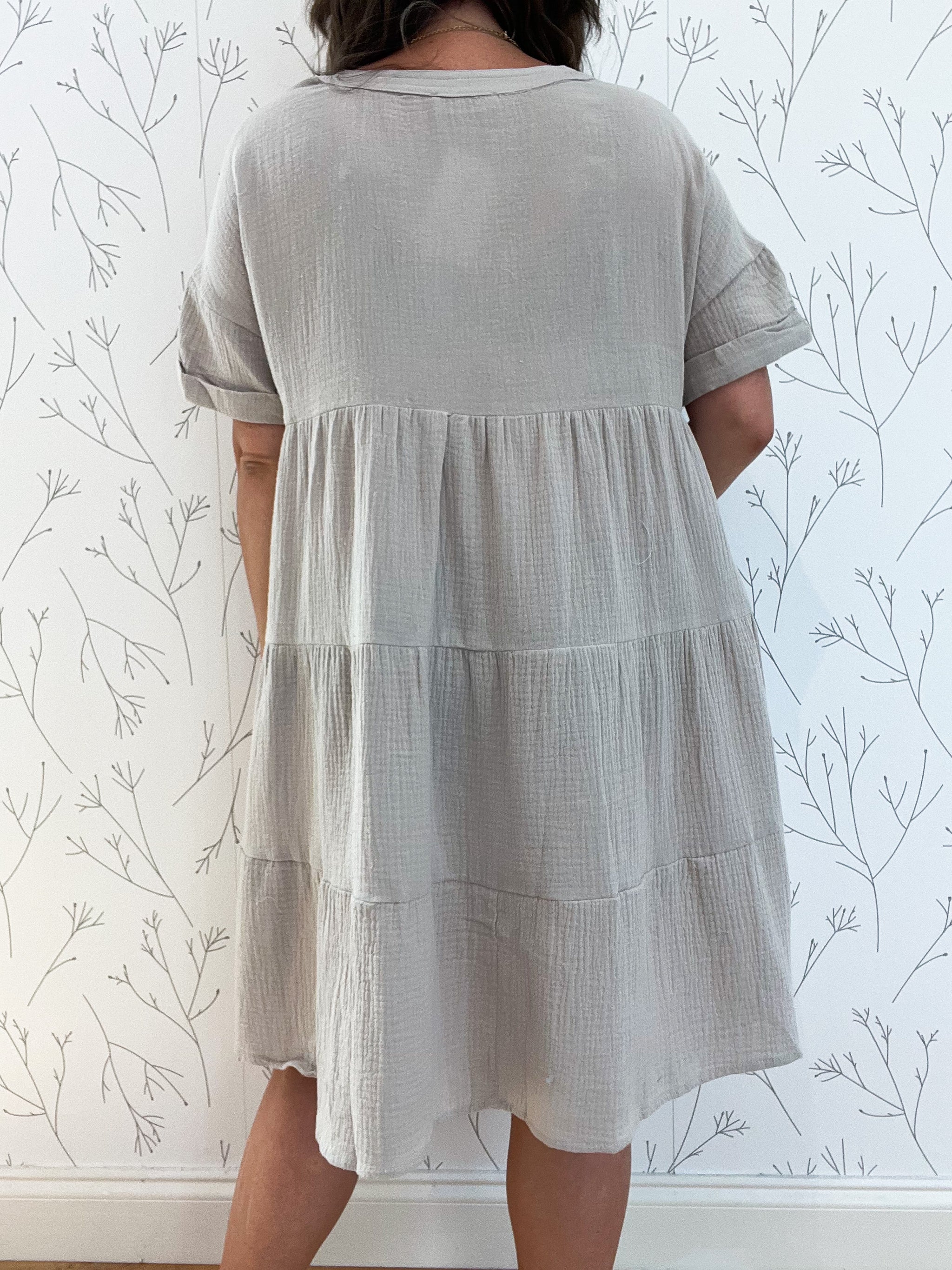 Tiered Babydoll Dress - Plus