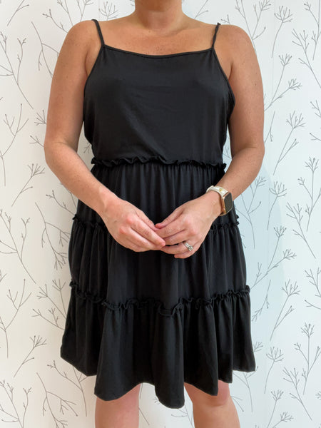 Tiered Spaghetti Strap Dress - Plus Size