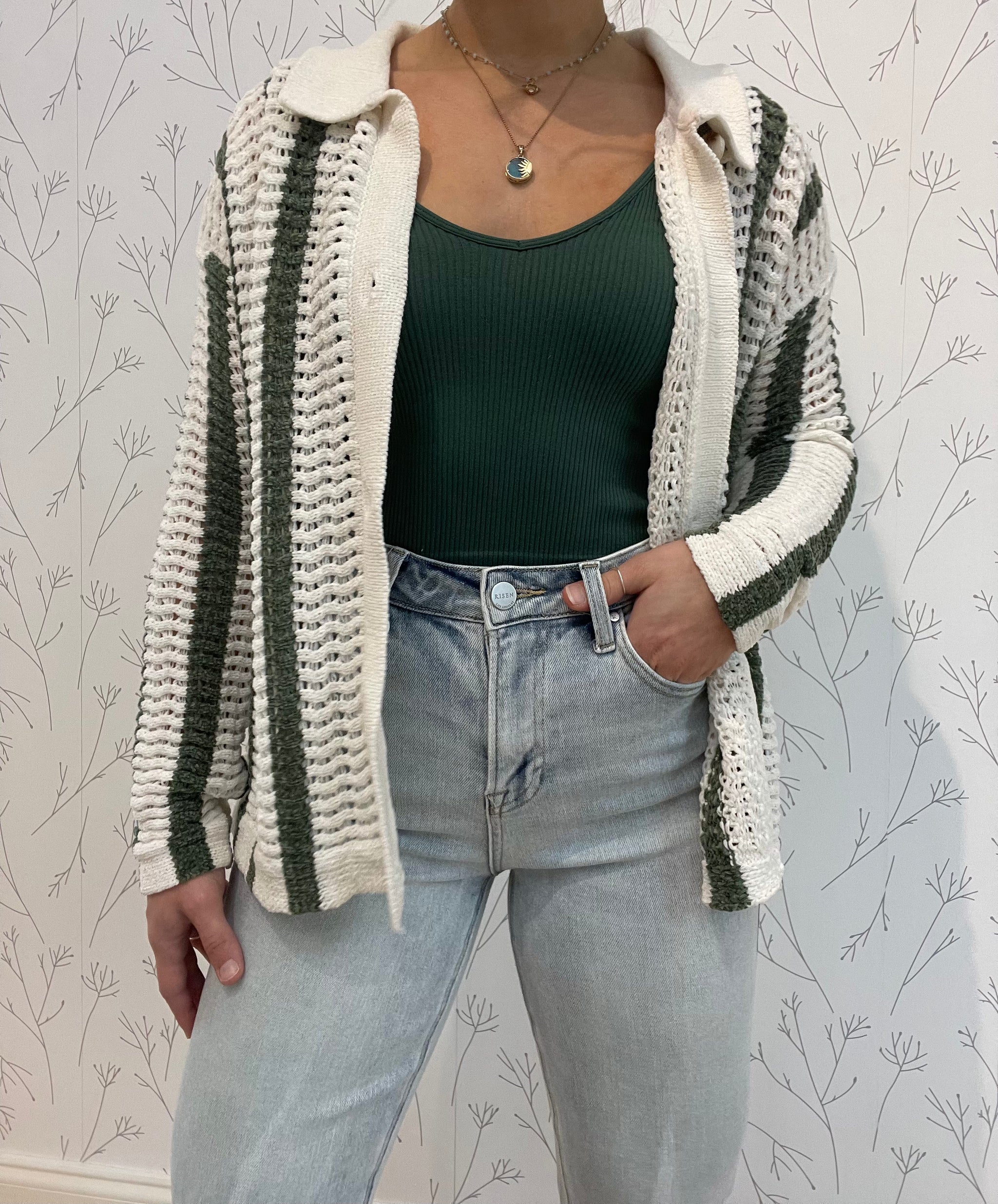 Oversized Button-up Cardigan