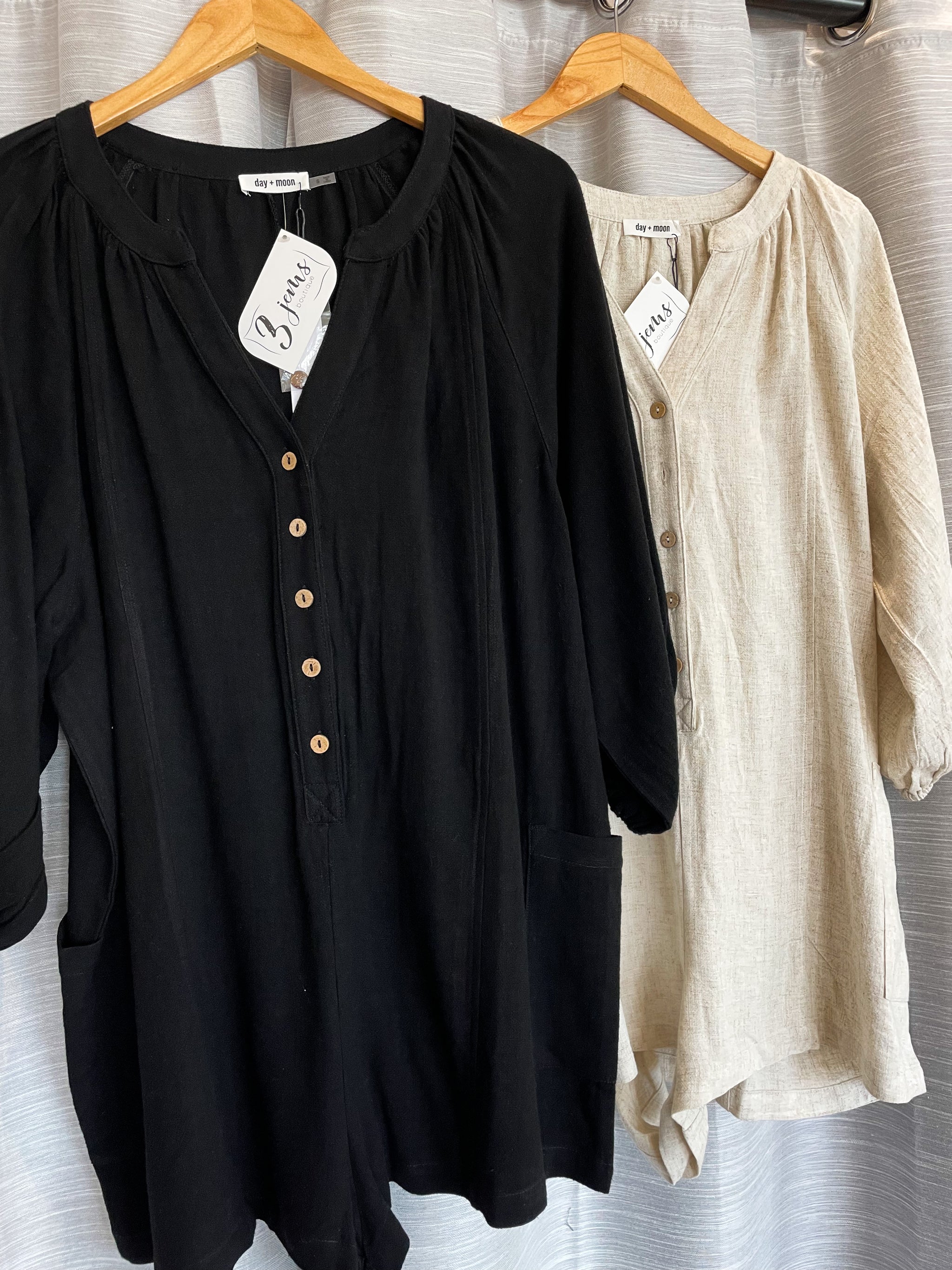 Flowy Linen Button Down Romper