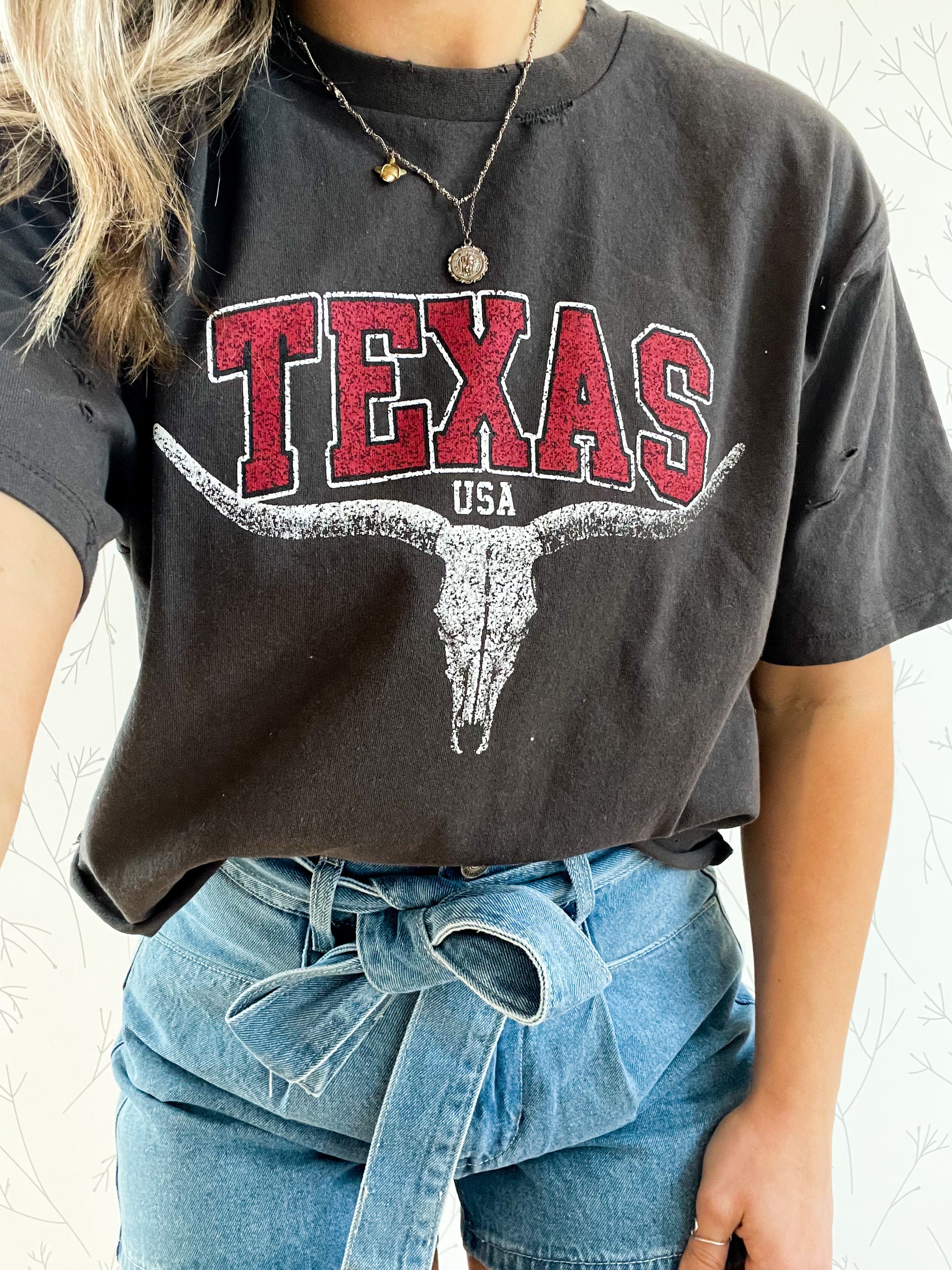 Texas Graphic Cropped Tee