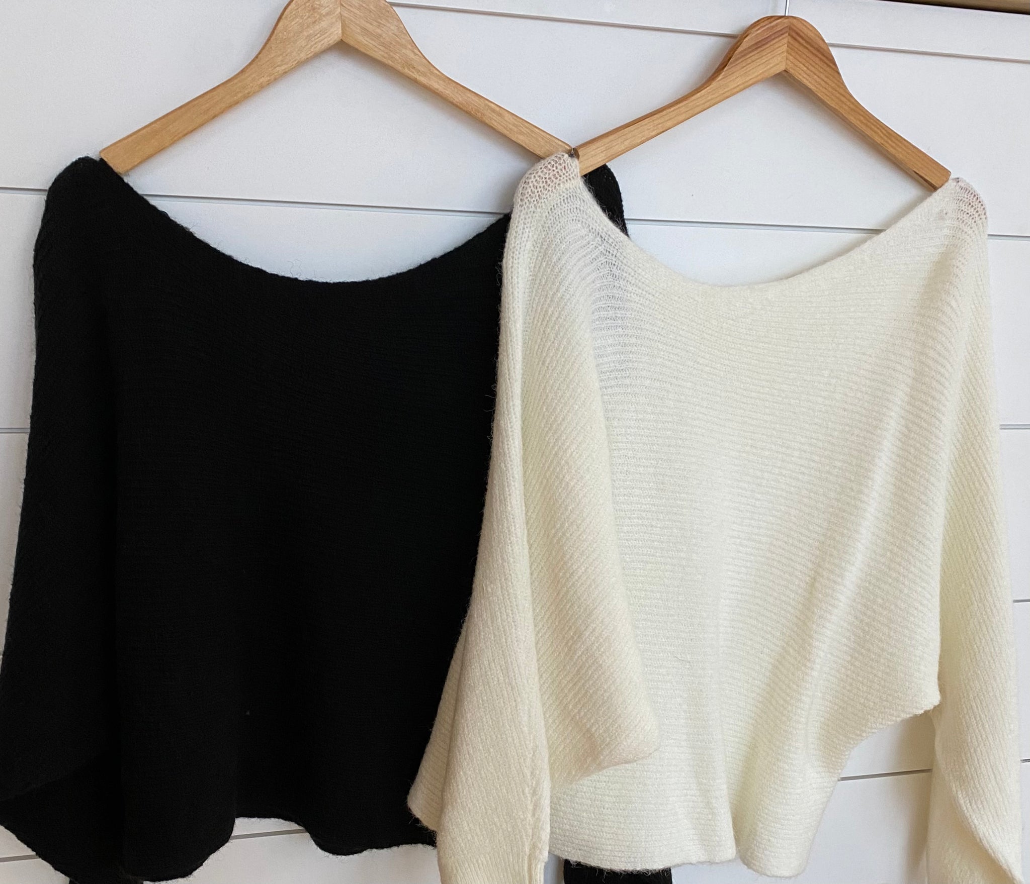 Solid Color One Shoulder Sweater