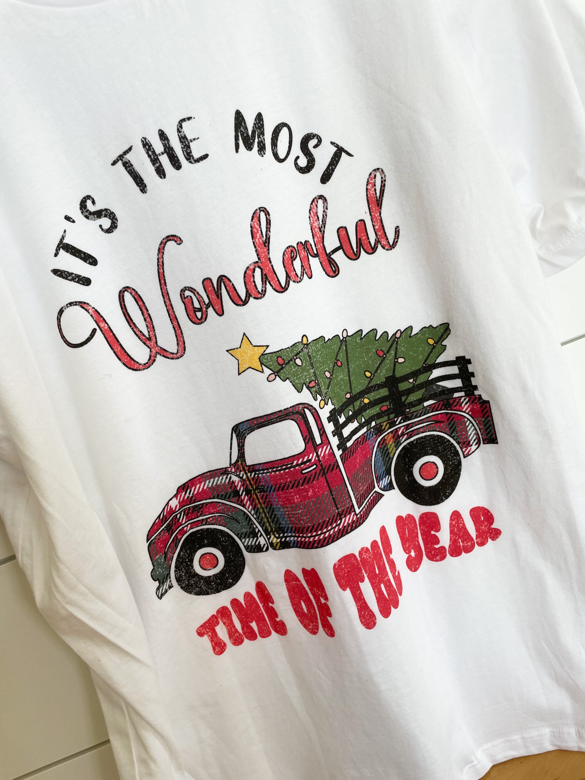 "Wonderful Time Of The Year" Graphic Tee - Plus