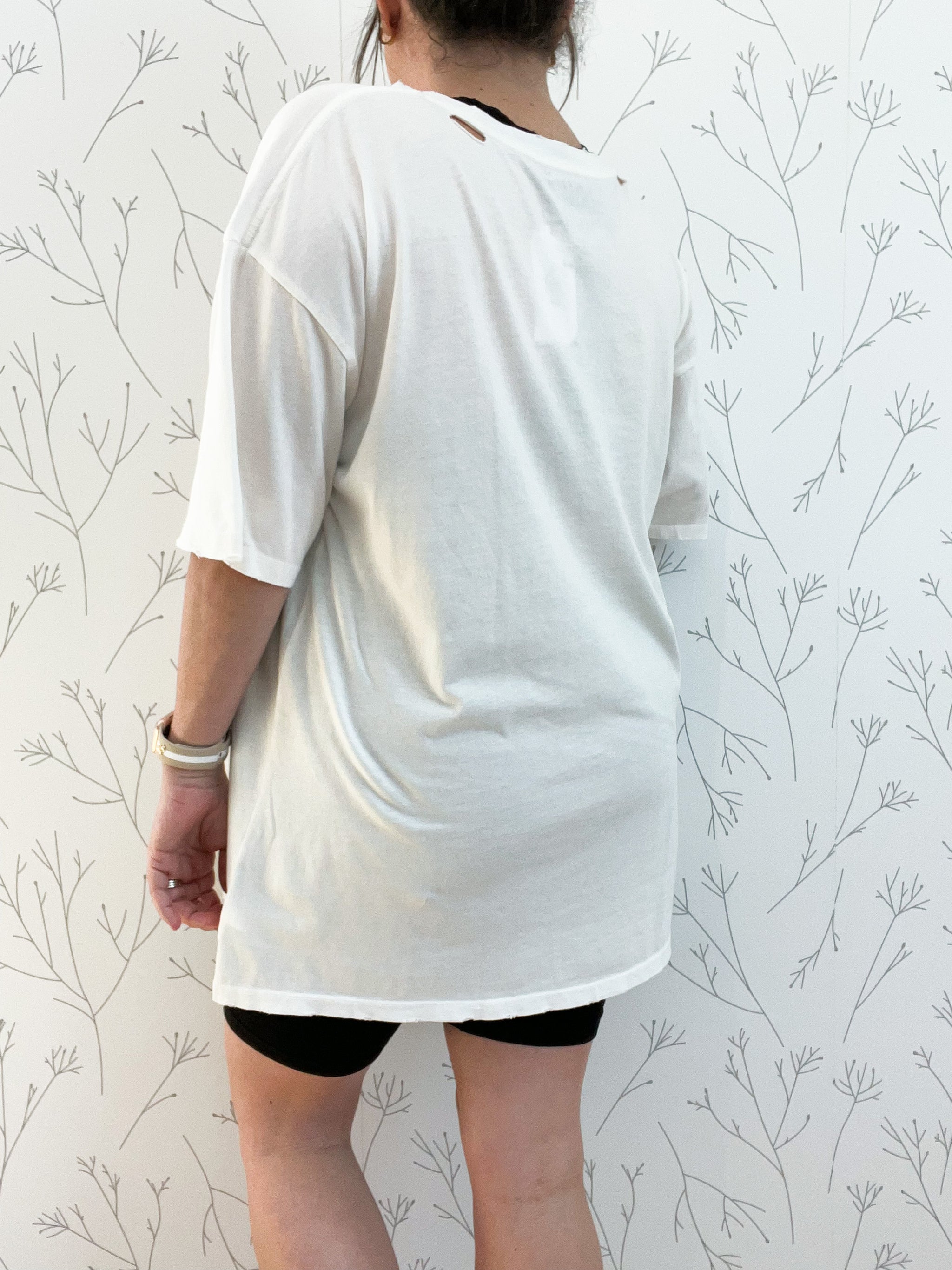 Don't Kill The Vibe Distress Graphic Tee