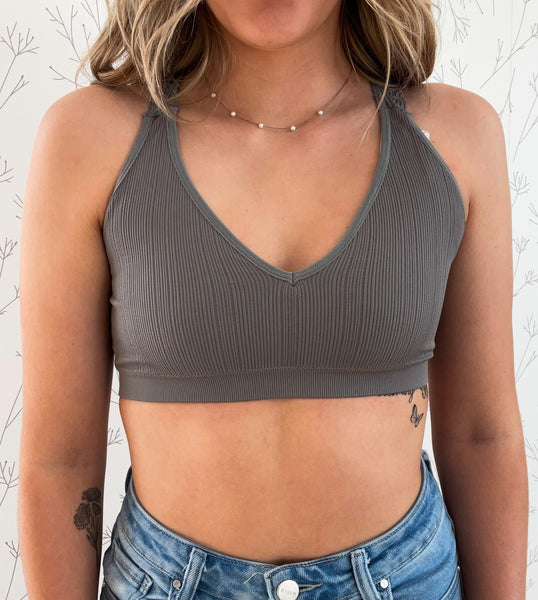 Lace Back Racerback Bralette